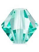 Bicone Crystal Bead 6mm Caribbean Sea