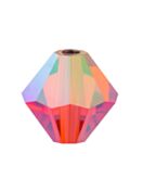 Bicone Crystal Bead 6mm Hyazinth AB 2x