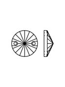 Rivoli sew-on stone 2 hole 14mm Crystal AB F