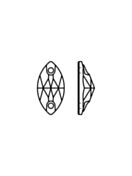 Navette 301 sew-on stone 2 hole 18x9mm Crystal Honey F