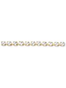 Maxima Chaton Cup Chain ss12/pp24 (3mm), White Opal F, Raw (no plating)
