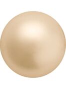 Pearl Round Semi 10mm Gold