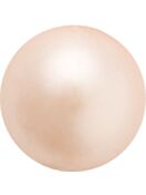 Pearl Round Semi 12mm Peach