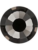 Flat-Back Rhinestone ss8 Black Diamond F