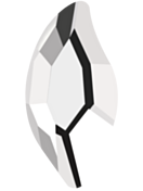 Diamond Leaf Flat-Back