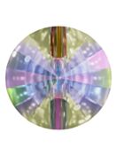 Rivoli Crystal Button 18mm, Crystal AB