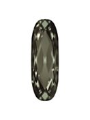 Long Classical Oval 27x9mm Black Diamond