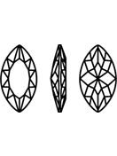 Classical Navette 32x17mm Rose