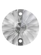 Rivoli sew-on stone flat 2 hole 14mm Crystal