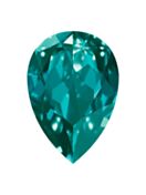 Drop 18x13mm Blue Zircon