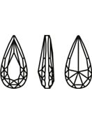 Teardrop 22x11mm Montana