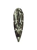 Raindrop 15x4mm Black Diamond