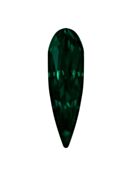 Raindrop 20x6mm Emerald