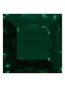 Square 4mm Emerald