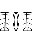 Pure Baguette 23x11mm Jet