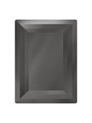 Step Cut Baguette 18x13mm Jet Hematite