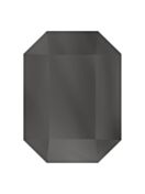 Octagon 18x13mm Jet Hematite