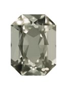 Octagon 27x18mm Crystal Satin