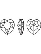 Heart 27mm Crystal Astral Pink