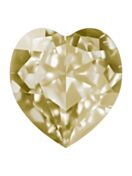 Antique Heart 8.8x8mm Jonquil