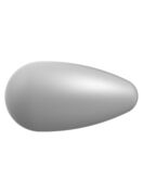 Pearl Pearshape 10x6mm Light Grey