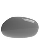 Pearl Elliptic 16x14mm Ceramic Grey