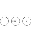 Crystal 1/2 drill Round Pear Pearl