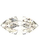 Maxima Navette 5x2,5mm Crystal Argent Flare F