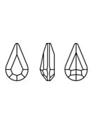 Pearshape 6x3.6mm Blue Zircon F