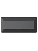 Maxima Baguette 4x2mm Jet Hematite F