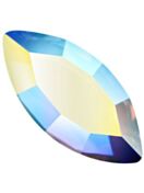 Navette Maxima Hotfix Rhinestone 4x2mm Crystal AB HF