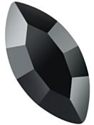Navette Maxima Hotfix Rhinestone 4x2mm Jet HF