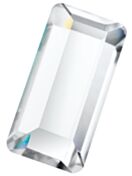 Baguette Maxima Rhinestone 4x2mm Crystal F