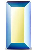 Baguette Maxima Rhinestone 4x2mm Jet AB