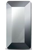 Baguette Maxima Rhinestone 4x2mm Jet Hematite F