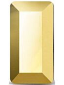 Baguette Maxima Hotfix Rhinestone 4x2mm Crystal Aurum HF