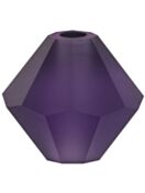 Bicone Crystal Bead 4mm Deep Tanzanite Matt