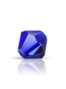 Bicone Crystal Bead 4mm Cobalt Blue