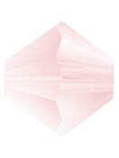 Bicone Crystal Bead 4mm Light Rose Matt