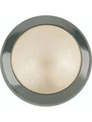 Framed Cabochon Hotfix Half-Perl ss34 Crystal Creampearl HF Gun Metal Ring (GM)