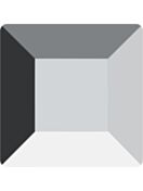 (RETURNED GOODS) Square Rhinestone 4mm Crystal Light Chrome F