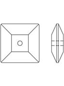 Square Lochrose sew-on stone 1 hole