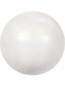 (RETURNED GOODS) Crystal Round Pearl 12mm Crystal White Pearl