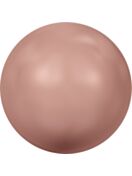 (RETURNED GOODS) Crystal Pearls 5817 1/2drill Cabochon Pear 16mm Crystal Rose Peach Pearl