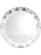 Round Disc Pendant 20mm Crystal