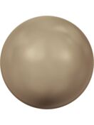 (RETURNED GOODS) Crystal Round Pearl 8mm Crystal Bronze Pearl