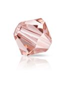 Bicone Crystal Bead 4mm Rose Peach