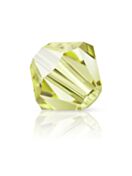 Bicone Crystal Bead 6mm Acid Yellow