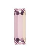 Baguette sew-on stone flat 2 hole 21x7mm Violet