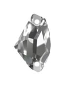 Galactic sew-on stone flat 2 hole 10x5mm Crystal